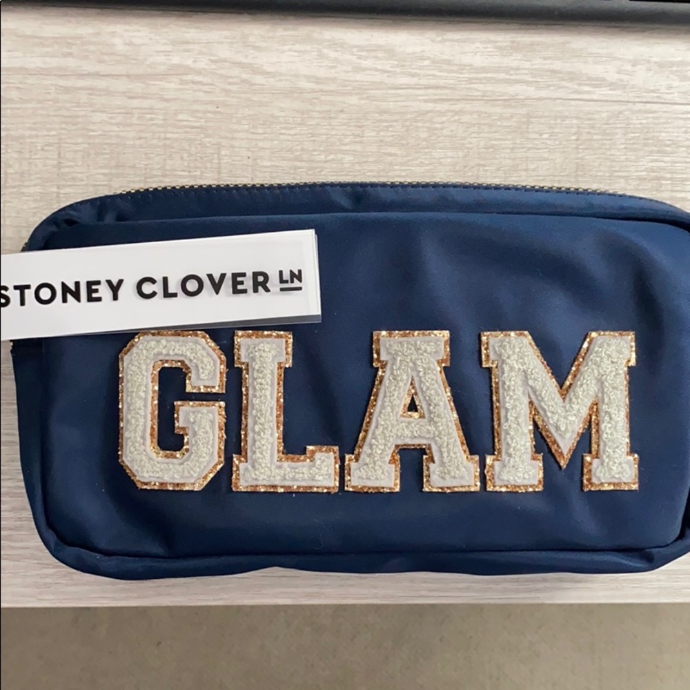 NWT Stoney Clover Lane Small Pouch Sapphire